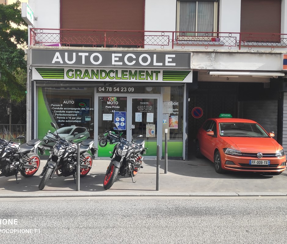 vue auto ecole