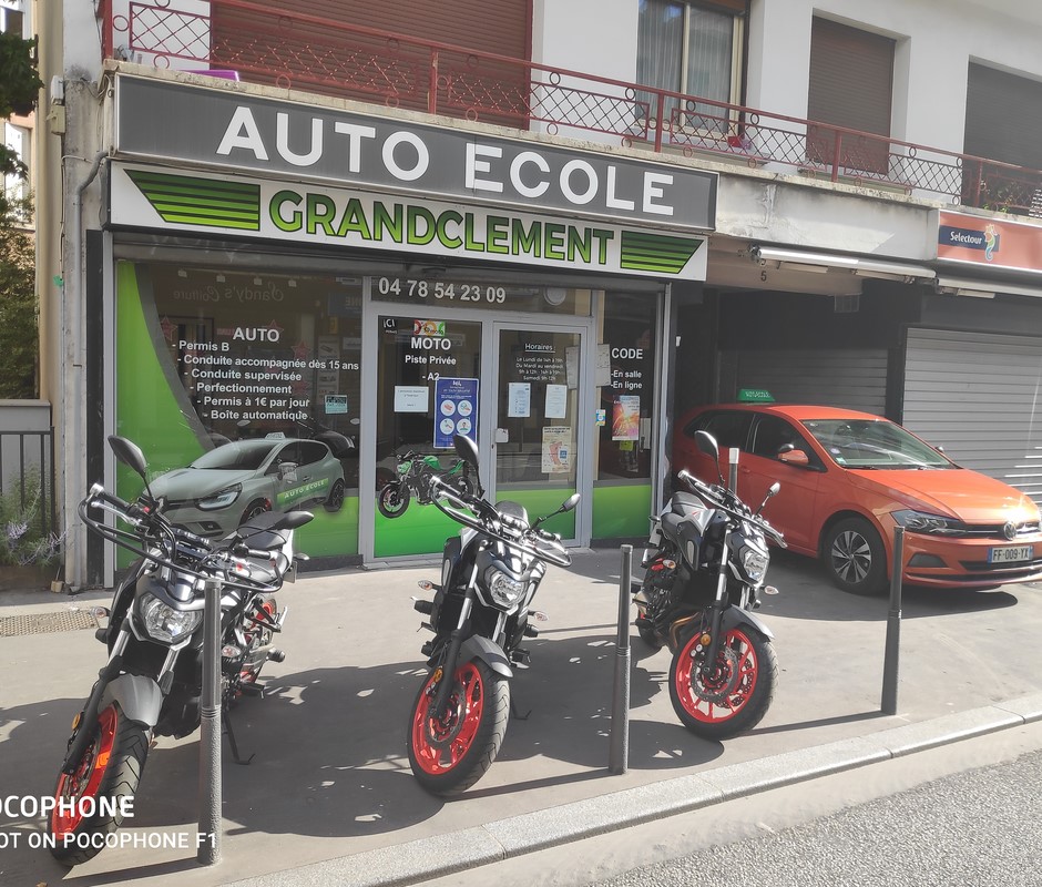 vue auto ecole